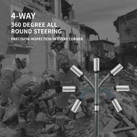 Caméra Endoscopique à Imagerie Thermique Infrarouge Écran HD 5'' 360° °   Boroscope rigide étanche IP67 réglable pour l'inspection des puits de câbles