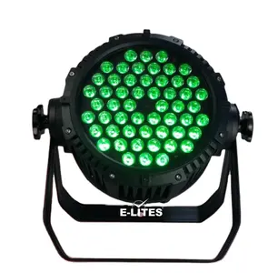 Led 墙面装饰 cieling parcan，54*3 W RGB 3in1 led flat par，防水舞台灯