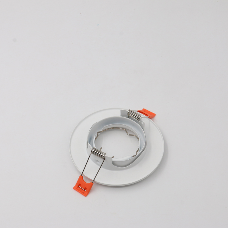 Внутренняя утопленная Регулируемая круглая Светодиодная лампа точечного светильника MR16 GU10