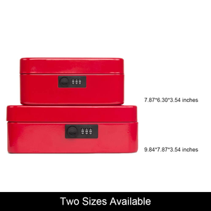 Tin <b>Box</b> with Password Lock Make-up Beauty Products Gift Jewelry Money Storage <b>Box</b> <b>Locking</b> for Personal Items - Product Image 4