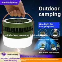 Lampes frontales et lanternes solaires LED HG758, blanc chaud, multifonctionnelles, pliables, rechargeables, pour le camping en montagne