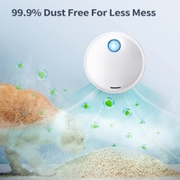 Désodorisant Électrique Intelligent pour Animaux de Compagnie (Chiens et Chats) avec Capteur et LED – Élimine les Odeurs de la Litière et Améliore la Santé Respiratoire
