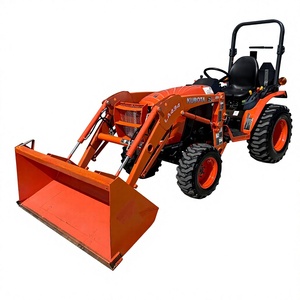 2022 Kubota 21HP Wheel <b>Tractor</b> With Front Loader Attachment 4Wd Diesel Engine For Farm And Garden Work - Product Image 1