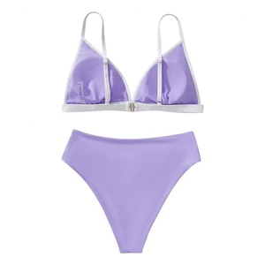 Traje de baño bikini 3D personalizado para mujer, talla grande, con espalda descubierta, estilo halter, micro mini, con pedrería, conjunto de 2 piezas, incluye top push-up sólido para niña - Product Image 4