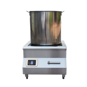 8KW công suất cao nhà bếp Thương mại cảm ứng bếp thép không gỉ Sưởi ấm nhanh nồi súp cho khách sạn điều khiển cảm ứng - Product Image 3