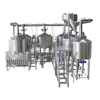 Chaîne de brassage de bière en vrac de 800L à 5 cuves en SUS304