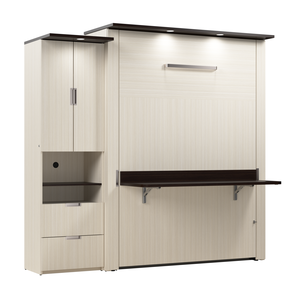 Cama Vertical Giratoria Directa de Fábrica con Armario, Cama Plegable Invisible que Ahorra Espacio, Cama Murphy para Conjunto de Muebles de Dormitorio - Product Image 5