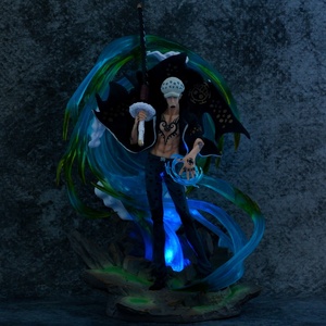 Figuras <span class=keywords><strong>de</strong></span> Anime Japonés <span class=keywords><strong>de</strong></span> Estilo Nuevo, One Piece, 41 cm, 16 Pulgadas, GK <span class=keywords><strong>Trafalgar</strong></span> D. Water <span class=keywords><strong>Law</strong></span> con Luz, Figuras <span class=keywords><strong>de</strong></span> Acción <span class=keywords><strong>de</strong></span> PVC para Regalos - Product Image 4