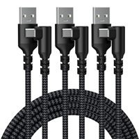 Cable USB-A a Tipo-C con Carga Rápida y Curva de 90 Grados para Teléfono Móvil, Novedad 2026