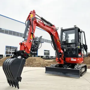 Mini Excavator 3.5 Ton Supplier Crawler EPA Euro 5 kubota engine digger Sale farm Excavator Machine Prices