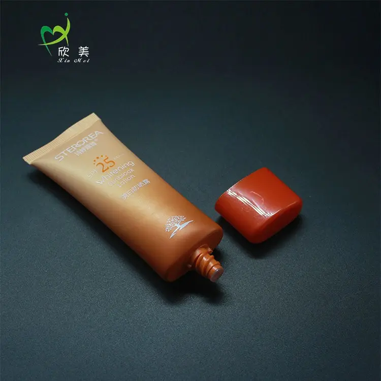 3ml 15ml 100ml 200ml 300ml 400ml small diameter plastic tube packaging colored container BB cream plastic empty cosmetic tube