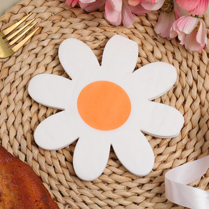 Nouvelles serviettes imprimées, motifs tournesols originaux, marguerites créatives, serviettes en papier jetables en pâte de bois sur le thème des fêtes - Product Image 2