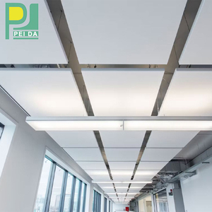 Plafond d'<span class=keywords><strong>isolation</strong></span> insonorisé de sortie d'usine plafond suspendu en fibre de verre de nuages acoustiques - Product Image 1