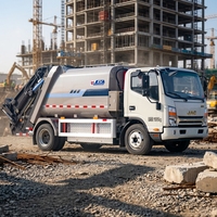Camion à ordures électrique compacteur JAC 4x2 10m3 à énergie nouvelle, vente directe usine EV