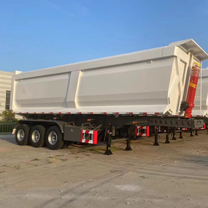工場直販低価格 <span class=keywords><strong>3</strong></span>軸35立方メートルU字型ティッピングリアダンプティッパーセミトレーラー（砂利・鉱石・砂・石の輸送用） - Product Image 1