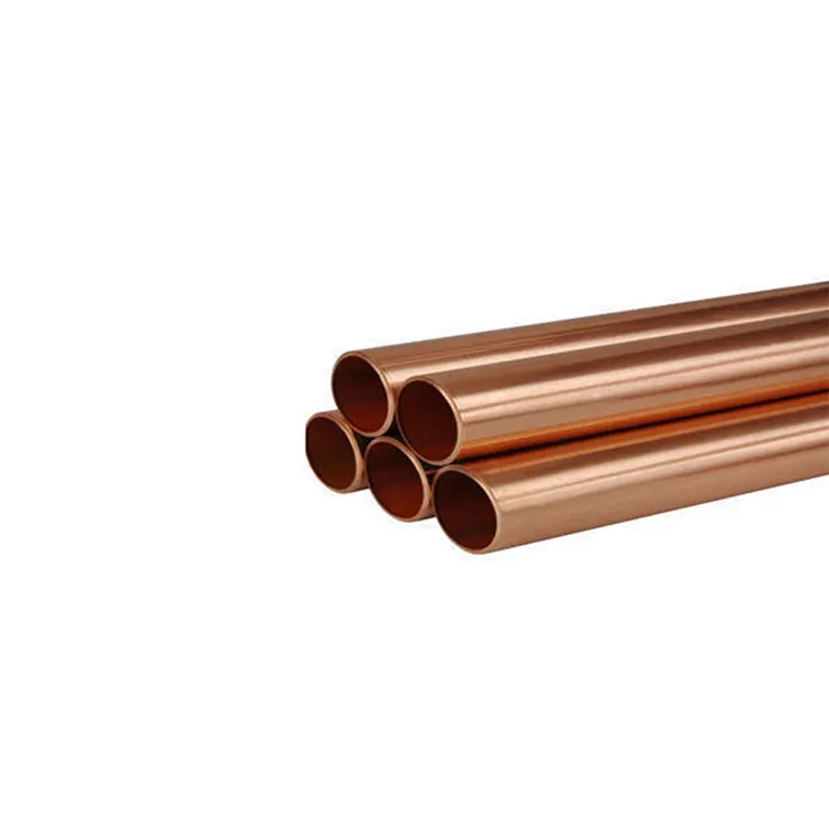 Tuyau en cuivre à paroi mince et tube en cuivre pour machines et industrie électrique Cu 99.9%