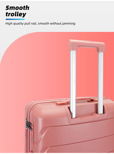 24 Inch Fashionable PP <strong>Suitcase</strong> Double Handles Large Capacity Waterproof Luggage Travel Silent Spinner Wheels Ultra <strong>Light</strong> TSA - Product Image 3