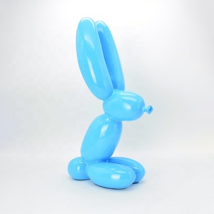 Fabbrica in fibra di vetro palloncino cane <span class=keywords><strong>disegno</strong></span> a mano scultura di cane per la decorazione della casa Pop Art resina animale statua nuovo cane palloncino Desgin - Product Image 5