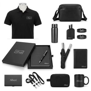 Kit de Bienvenida Premium para Empleados con Logotipo Personalizado, Mochila para Portátil, Cuaderno, Botella de Agua Aislada, Caja de Regalos Promocionales de la Empresa - Product Image 1