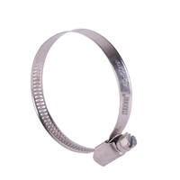 Colliers de serrage à vis sans fin réglables en acier inoxydable Pince de serrage de type américain Système de mesure métrique Collier de serrage de style allemand