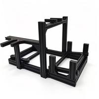 Support d'écran pour simulateur de course DIY, profil extrudé à fente en T 4080, pour cockpit de simulation, support de moniteur