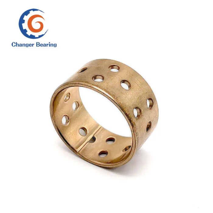 FB092 Bronze Bearing Chain Pivot Pin Bushings Copper-based Self-Lubricating Bronze Rolled Oilless Bushings