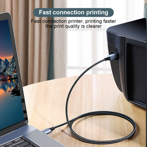 <span class=keywords><strong>Cable</strong></span> de datos de <span class=keywords><strong>impresora</strong></span> USB 2,0 con extensión y adaptador para conectar dispositivos Canon <span class=keywords><strong>HP</strong></span> y Epson - Product Image 6
