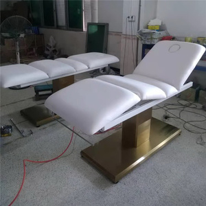 Fauteuil de Luxe Kisen de Haute Qualité avec Base Dorée, Table de Massage Chauffante avec Trou pour Poitrine, Lit de Beauté Électrique pour Soins du Visage - Product Image 2