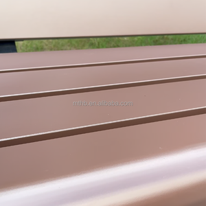 Nuove <span class=keywords><strong>Panchine</strong></span> Moderne per Campo <span class=keywords><strong>da</strong></span> Tennis con Tettoia, Sedute in Metallo e Plastica con Schienale, Panchina <span class=keywords><strong>da</strong></span> <span class=keywords><strong>Giardino</strong></span> Personalizzabile con Copertura - Product Image 3