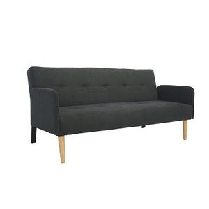 Divano Letto Convertibile Nero 173x85x83cm con Braccioli Pieghevole e Gonfiabile per Uso in Soggiorno - Product Image 1