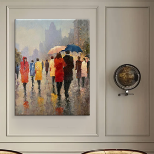 Mỹ trừu tượng phòng khách phòng ngủ tường trang trí bức tranh sơn dầu nghệ thuật vẽ tay bức tường nghệ thuật đường phố người trừu tượng - Product Image 2