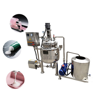 Tanque de Mezcla Industrial de Acero Inoxidable Sanitario, Antioxidante y Fácil de Limpiar, para <span class=keywords><strong>la</strong></span> Producción de <span class=keywords><strong>Crema</strong></span> Cosmética, Champú y Líquidos - Product Image 5