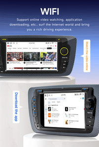 BQCC 7" Quad Octa Core Android 13 Sans Fil Carplay Android Auto <span class=keywords><strong>Autoradio</strong></span> Carplay WIFI 4G GPS BT DSP Stéréo Voiture pour <span class=keywords><strong>Seat</strong></span> <span class=keywords><strong>Ibiza</strong></span> - Product Image 4