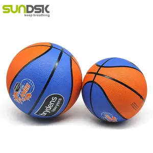 Logotipo personalizado Tamaño 7/6/5/4/3/2/1 tamaño 3 pelota precios cesta de goma pelota de baloncesto para niños