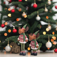 Noël flocon de neige tissu extensible Elk jouet cadeau en peluche jouet décor à la maison confort Squish Kitty peluche peluche cadeau pour enfant