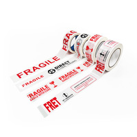 Autocollant adhésif simple face sensible à la pression en acrylique antistatique BOPP personnalisé T-068 Seal Queen pour carton PE, fourni par l'usine