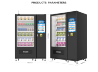 Distributeur automatique géant multi-étages avec système d'ascenseur pour snacks fragiles