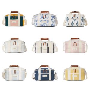 Borsa Termica Ecologica <span class=keywords><strong>in</strong></span> Tela, Grande Contenitore Isolato per Picnic e Torte - Product Image 2