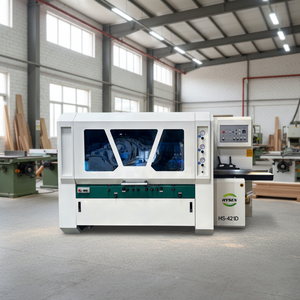 HYSEN Dégauchisseuse industrielle robuste à quatre faces de haute précision pour le travail du bois, idéale pour les meubles en bois massif et les cadres de portes d'armoires - Product Image 1