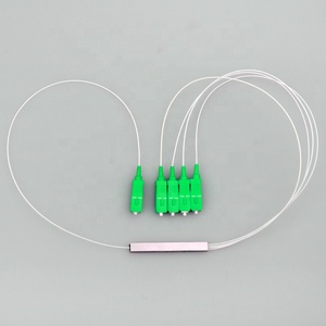 Caja Divisora Óptica PLC Mini 1x4 <span class=keywords><strong>SC</strong></span>/APC con Pigtail de 1.5m, Equipo de Fibra Óptica Tipo SM, Longitud de Onda 1260-1650nm para Proyectos FTTH - Product Image 2