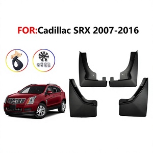 FOR Cadillac SrX Mudguards <b>Plastic</b> Black 2008 Present Tire Deflectors For Car Accessories - Product Image 5