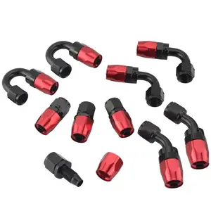 AN4 AN6 AN8 AN10 AN12 AN16 voiture en alliage d'aluminium pivotant huile tuyau de carburant extrémité et raccord à NPT adaptateur pour refroidisseur d'huile