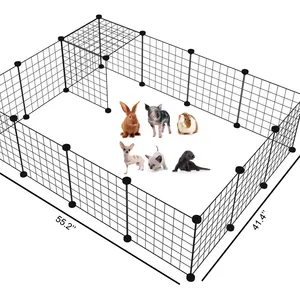 金属丝存储立方体组织器，豚鼠，小狗 | 宠物产品便携式钢丝场