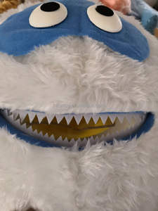 Funtoys-Déguisement de mascotte de bonhomme de neige <span class=keywords><strong>Yeti</strong></span> blanc idéal pour les fêtes de dessins animés et les carnavals. - Product Image 3