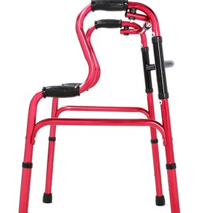 Déambulateur léger et réglable en hauteur à quatre pieds Huahai Overseas Walking Aid HY816L pour le soutien de la mobilité - Product Image 2