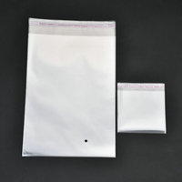 Sacs en polypropylène transparents autocollants OPP, sacs en cellophane transparents BOPP pour l'emballage de cadeaux, d'aliments et de produits de détail