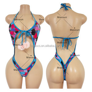 Maxsun Abito Sexy Intero da Designer per Danza Esotica, Outfit da Spogliarellista, <span class=keywords><strong>Abbigliamento</strong></span> per <span class=keywords><strong>Pole</strong></span> Dance per Night Club, Lingerie MS178 - Product Image 2