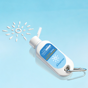 HALORINNA OEM <span class=keywords><strong>Crema</strong></span> <span class=keywords><strong>Solare</strong></span> Vegana Leggera SPF50 50g/1.76oz Idratante con Acido Ialuronico <span class=keywords><strong>Protezione</strong></span> UV - Product Image 3