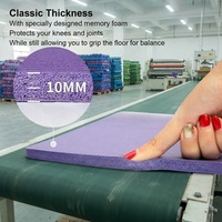 Ensemble de tapis de yoga antidérapants de marque privée à impression personnalisée Tapis de yoga écologiques NBR pour femmes