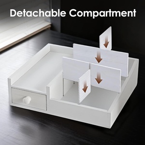 Boîte de rangement en bois pour parfum et maquillage, support pour rouge à lèvres et rasoir de cologne pour <span class=keywords><strong>homme</strong></span>, pour commode - Product Image 3